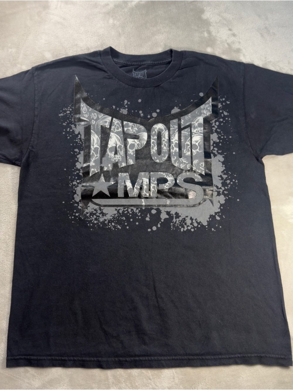 Tapout MPS MMA Vtg Y2K Grunge Wrestling Shirt Men's Sz L